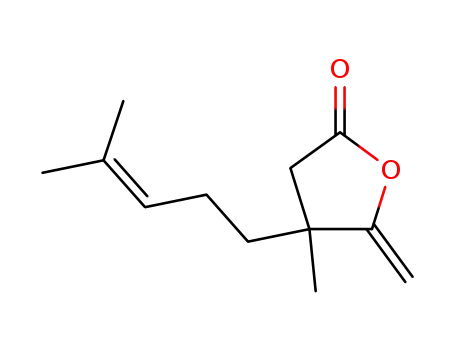 4-Methyl-5-methylidene-4-(4-methylpent-3-EN-1-YL)oxolan-2-one