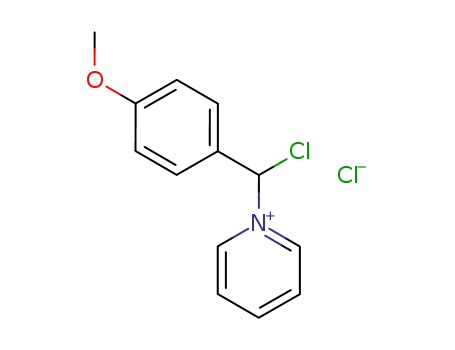 Pyridinium, 1-[chloro(4-methoxyphenyl)methyl]-, chloride