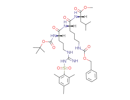 Boc-Arg(Mts)-Lys(Z)-Leu-OCH<sub>3</sub>
