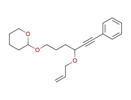 1-Phenyl-3-<(2-propenyl)oxy>-6-<(tetrahydro-2H-pyran-2-yl)oxy>-1-hexyne
