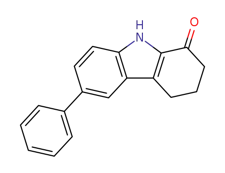 Molecular Structure of 134285-24-8 (6-phenyl-2,3,4,9-tetrahydro-1H-carbazol-1-one)