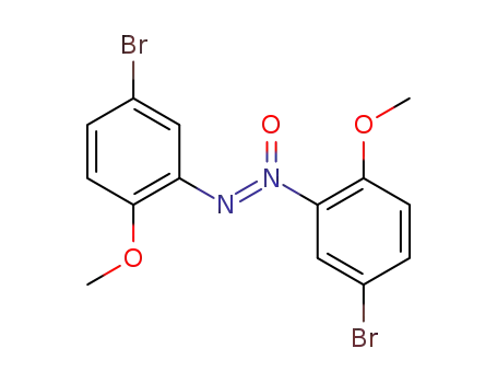 bis-(5-bromo-2-methoxy-phenyl)-diazene-<i>N</i>-oxide