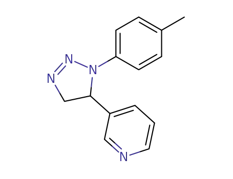 Pyridine, 3-[4,5-dihydro-1-(4-methylphenyl)-1H-1,2,3-triazol-5-yl]-