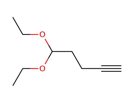Molecular Structure of 68654-84-2 (4-pentynyl diethyl acetal)