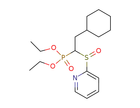 [2-Cyclohexyl-1-(pyridine-2-sulfinyl)-ethyl]-phosphonic acid diethyl ester