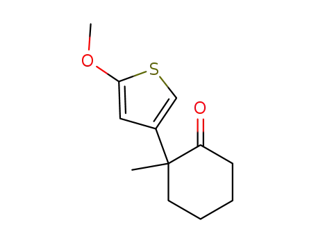 2-Methyl-2-(5-methoxy-3-thienyl)-1-cyclohexanon