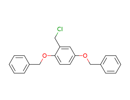 2-(chloromethyl)-1,4-bis(phenylmethoxy)benzene cas  78283-39-3