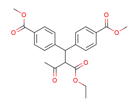 1,1-bis(p-methoxycarbonylphenyl)-2-ethoxycarbonyl-butan-3-one