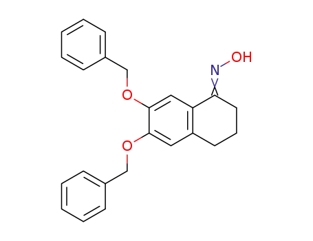 1(2H)-Naphthalenone, 3,4-dihydro-6,7-bis(phenylmethoxy)-, oxime