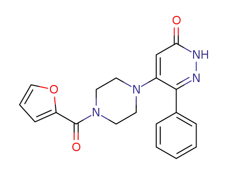 6-phenyl-5-(N<sup>4</sup>-(2-furoyl)-N<sup>1</sup>-piperazinyl)-2H-pyridazin-3-one