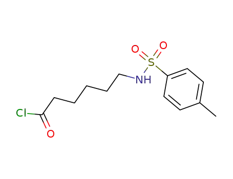 Molecular Structure of 72676-81-4 (N-Tosyl-ε-aminocapronsaeurechlorid)