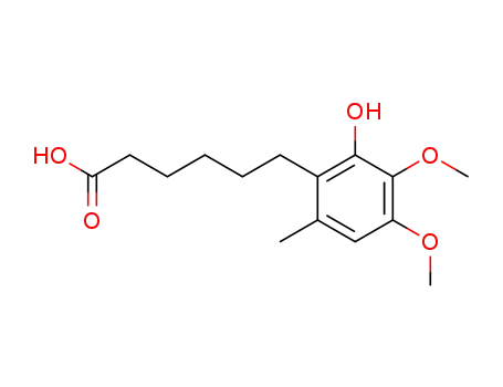 Benzenehexanoic acid, 2-hydroxy-3,4-dimethoxy-6-methyl-