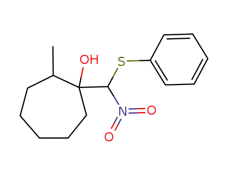 2-Methyl-1-(nitro-phenylsulfanyl-methyl)-cycloheptanol
