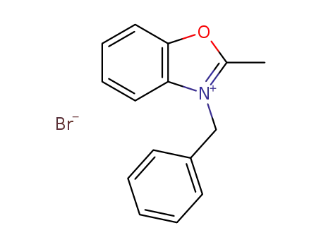 Molecular Structure of 63815-92-9 (3-benzyl-2-methyl-1,3-benzoxazol-3-ium bromide)