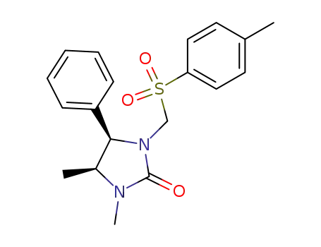 1,5-DIMETHYL-3-([(4-METHYLPHENYL)SULFONYL]METHYL)-4-PHENYLTETRAHYDRO-2H-IMIDAZOL-2-ONE