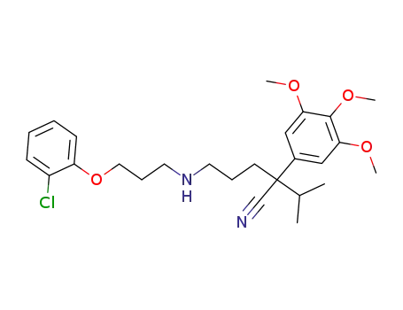 5-[3-(2-Chloro-phenoxy)-propylamino]-2-isopropyl-2-(3,4,5-trimethoxy-phenyl)-pentanenitrile
