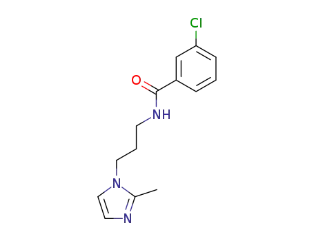 Benzamide, 3-chloro-N-[3-(2-methyl-1H-imidazol-1-yl)propyl]-