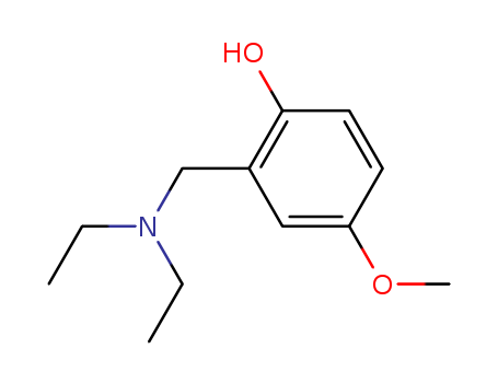 Phenol,2-[(diethylamino)methyl]-4-methoxy- cas  23562-78-9