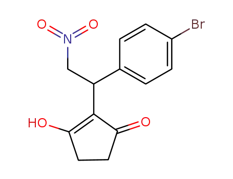 2-Cyclopenten-1-one, 2-[1-(4-bromophenyl)-2-nitroethyl]-3-hydroxy-