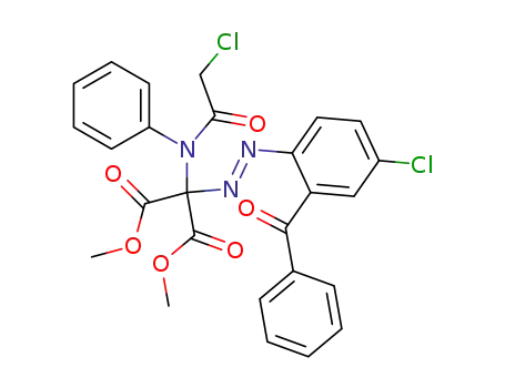 Dimethyl 2-<(2-Benzoyl-4-chlorophenyl)azo>-2-(2-chloro-N-phenylacetamido)malonate