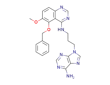 [3-(6-Amino-purin-9-yl)-propyl]-(5-benzyloxy-6-methoxy-quinazolin-4-yl)-amine