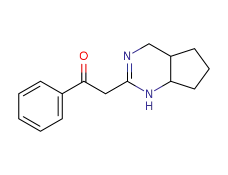 2-(4,4a,5,6,7,7a-Hexahydro-1H-cyclopentapyrimidin-2-yl)-1-phenyl-ethanone