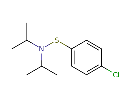 Molecular Structure of 71855-61-3 (Benzenesulfenamide, 4-chloro-N,N-bis(1-methylethyl)-)