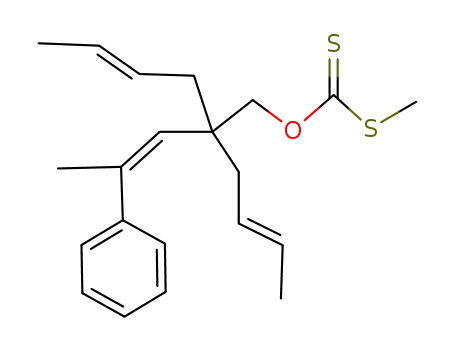 O-2-(2-phenyl-1(Z)-propenyl)-2-(2(E)-butenyl)-4(Z)-hexenyl S-methyl dithiocarbonate