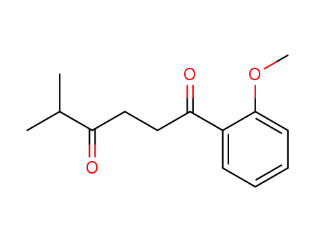 Molecular Structure of 123184-12-3 (1-(2-Methoxy-phenyl)-5-methyl-hexane-1,4-dione)