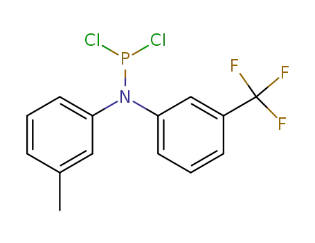 Molecular Structure of 83270-08-0 (3-tolyl<3-(trifluoromethyl)phenyl>phosphoramidous dichloride)