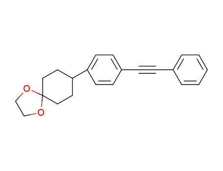 4-<4'-(Phenylethynyl)phenyl>cyclohexanone ethylene ketal
