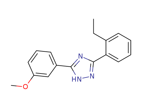 1H-1,2,4-Triazole,5-(2-ethylphenyl)-3-(3-methoxyphenyl)-
