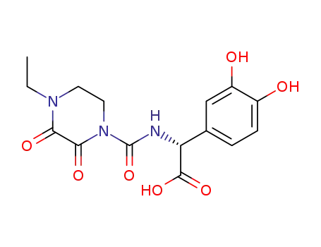 (2R)-2-(3,4-dihydroxyphenyl)-2-<(4-ethyl-2,3-dioxopiperazin-1-yl)carbonylamino>acetic acid