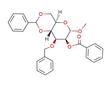 methyl 2-O-benzoyl-3-O-benzyl-4,6-O-benzylidene-α-D-mannopyranoside