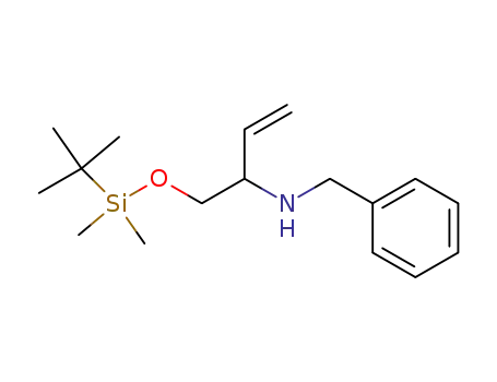 Benzyl-[1-(tert-butyl-dimethyl-silanyloxymethyl)-allyl]-amine