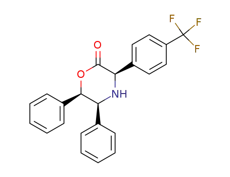 (3R,5S,6R)-2,3,5,6-Tetrahydro-3-<p-(trifluoromethyl)phenyl>-5,6-diphenyl-1,4-oxazin-2-one
