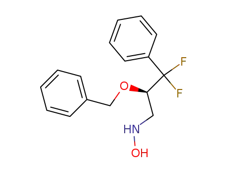 (R)-N-1-<2-(benzyloxy)-3,3-difluoro-3-phenylpropyl>-hydroxylamine
