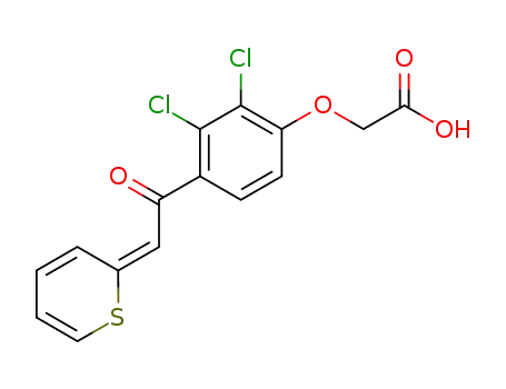 Molecular Structure of 105774-18-3 (Acetic acid, [2,3-dichloro-4-(2H-thiopyran-2-ylideneacetyl)phenoxy]-)