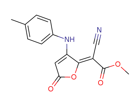 (Z)-β-(p-Toluidino)-γ-cyanocarbomethoxymethylidene-Δ<sup>α,β</sup>-butenolide