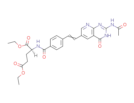 diethyl 2-acetyl-5,10-dideaza-9,10-didehydrofolate