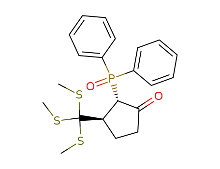2-(diphenylphosphinoyl)-3-<tris(methylthio)methyl>cyclopentanone