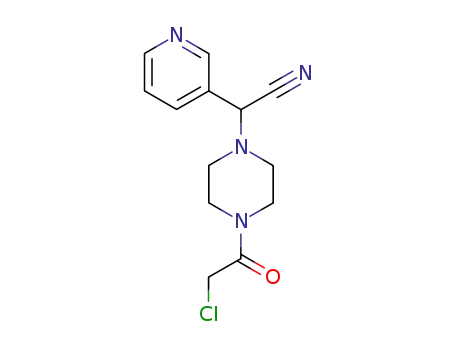 1-(2-chloroacetyl)-4-(3-pyridylcyanomethyl)piperazine