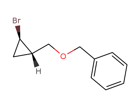 Molecular Structure of 64142-24-1 (Benzene, [[(2-bromocyclopropyl)methoxy]methyl]-, trans-)