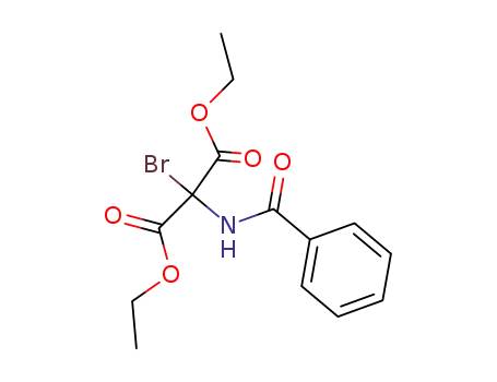 2-Benzoylamino-2-brommalonsaeure-diethylester