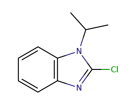 Molecular Structure of 3705-87-1 (1H-Benzimidazole,2-chloro-1-(1-methylethyl)-(9CI))