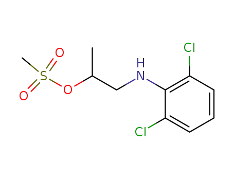 1-(2,6-dichlorophenyl-amino)-2-methanesulfonyloxy-propane