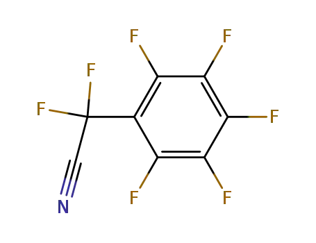 Benzeneacetonitrile, heptafluoro-