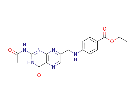 N<sup>2'</sup>-acetyl-7-<<(4-carbethoxyphenyl)amino>methyl>pterin