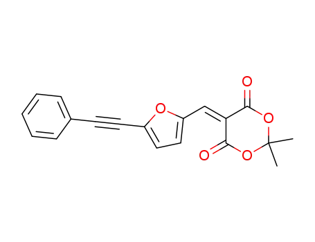 2,2-dimethyl-5-(5-phenylethynyl-2-furfurylidene)-1,3-dioxane-4,6-dione