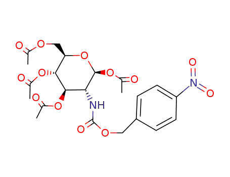1,3,4,6-tetra-O-acetyl-2-deoxy-2-(4-nitrobenzyloxycarbonylamino)-β-D-glucopyranose